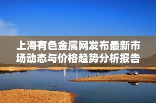 上海有色金属网发布最新市场动态与价格趋势分析报告