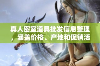 真人密室道具批发信息整理，涵盖价格、产地和促销活动