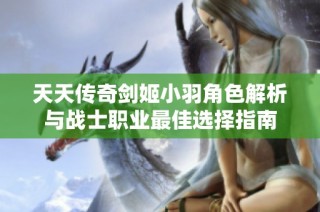 天天传奇剑姬小羽角色解析与战士职业最佳选择指南