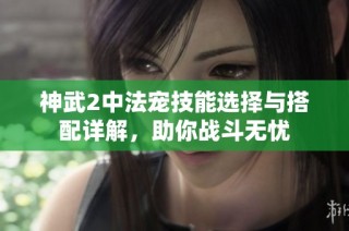 神武2中法宠技能选择与搭配详解，助你战斗无忧
