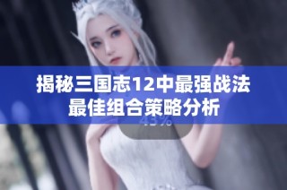 揭秘三国志12中最强战法最佳组合策略分析