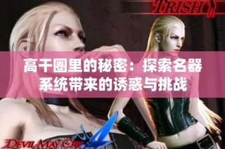 高干圈里的秘密：探索名器系统带来的诱惑与挑战