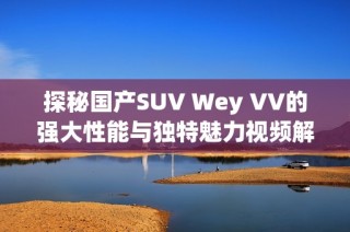 探秘国产SUV Wey VV的强大性能与独特魅力视频解析