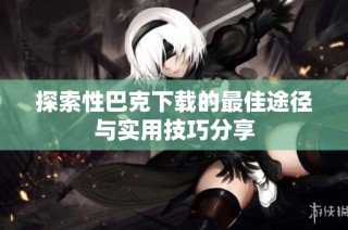 探索性巴克下载的最佳途径与实用技巧分享
