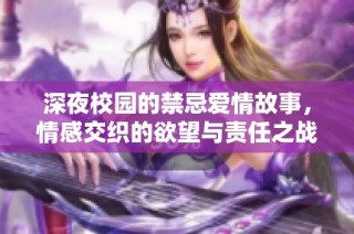 深夜校园的禁忌爱情故事，情感交织的欲望与责任之战