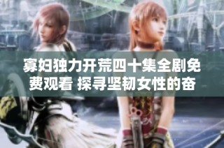 寡妇独力开荒四十集全剧免费观看 探寻坚韧女性的奋斗历程