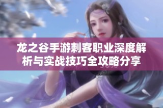 龙之谷手游刺客职业深度解析与实战技巧全攻略分享