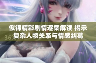 似锦精彩剧情逐集解读 揭示复杂人物关系与情感纠葛