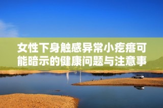 女性下身触感异常小疙瘩可能暗示的健康问题与注意事项