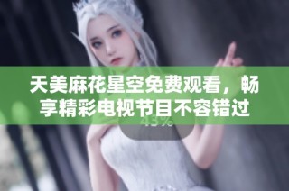 天美麻花星空免费观看，畅享精彩电视节目不容错过