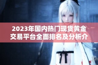 2023年国内热门现货黄金交易平台全面排名及分析介绍
