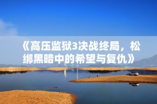 《高压监狱3决战终局，松绑黑暗中的希望与复仇》