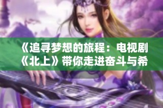 《追寻梦想的旅程：电视剧《北上》带你走进奋斗与希望的故事》