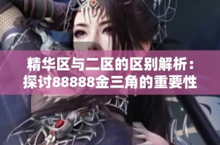 精华区与二区的区别解析：探讨88888金三角的重要性与作用