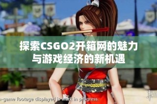 探索CSGO2开箱网的魅力与游戏经济的新机遇