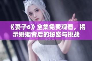 《妻子6》全集免费观看，揭示婚姻背后的秘密与挑战