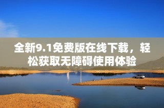 全新9.1免费版在线下载，轻松获取无障碍使用体验