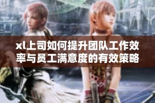 xl上司如何提升团队工作效率与员工满意度的有效策略