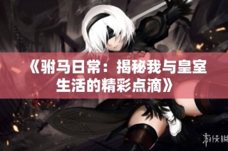 《驸马日常：揭秘我与皇室生活的精彩点滴》