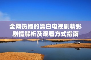 全网热播的漂白电视剧精彩剧情解析及观看方式指南