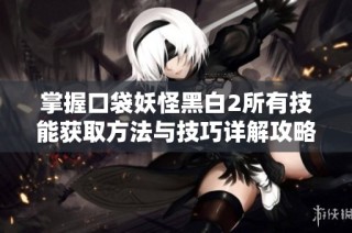 掌握口袋妖怪黑白2所有技能获取方法与技巧详解攻略