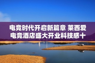 电竞时代开启新篇章 莱西爱电竞酒店盛大开业科技感十足