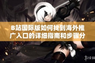 B站国际版如何找到海外推广入口的详细指南和步骤分析
