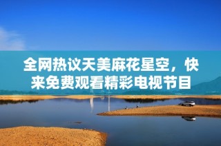 全网热议天美麻花星空，快来免费观看精彩电视节目