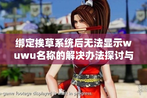 绑定挨草系统后无法显示wuwu名称的解决办法探讨与分析