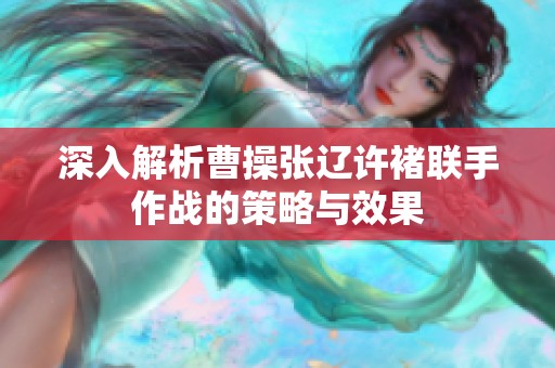 深入解析曹操张辽许褚联手作战的策略与效果