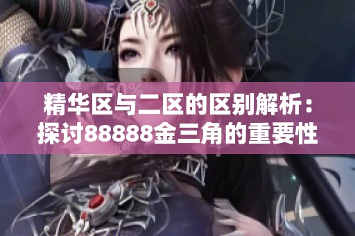 精华区与二区的区别解析：探讨88888金三角的重要性与作用