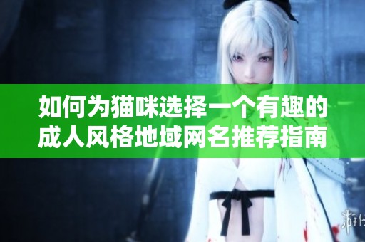 如何为猫咪选择一个有趣的成人风格地域网名推荐指南