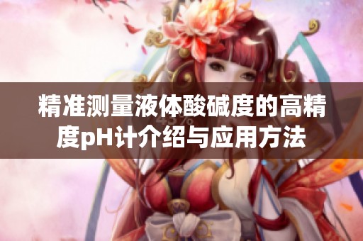 精准测量液体酸碱度的高精度pH计介绍与应用方法