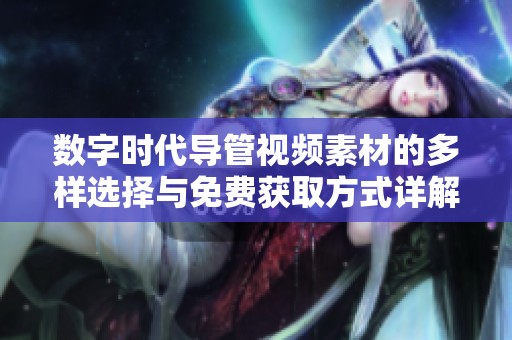 数字时代导管视频素材的多样选择与免费获取方式详解