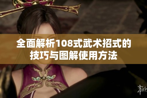 全面解析108式武术招式的技巧与图解使用方法