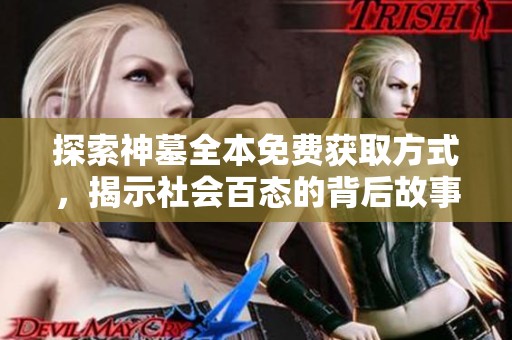 探索神墓全本免费获取方式，揭示社会百态的背后故事