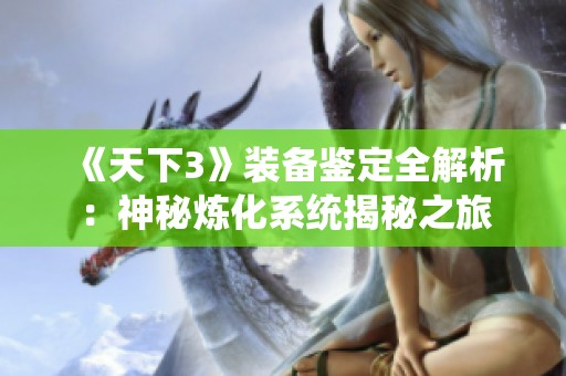 《天下3》装备鉴定全解析：神秘炼化系统揭秘之旅