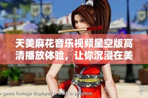 天美麻花音乐视频星空版高清播放体验，让你沉浸在美妙旋律中