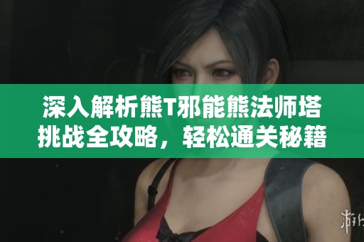 深入解析熊T邪能熊法师塔挑战全攻略，轻松通关秘籍分享