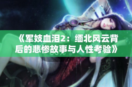 《军妓血泪2：缅北风云背后的悲惨故事与人性考验》