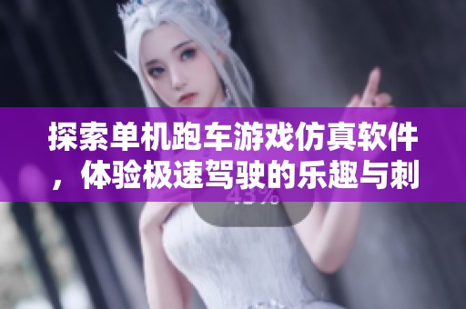探索单机跑车游戏仿真软件，体验极速驾驶的乐趣与刺激