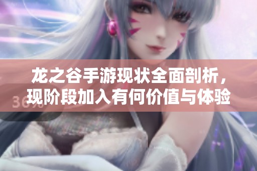 龙之谷手游现状全面剖析，现阶段加入有何价值与体验分析