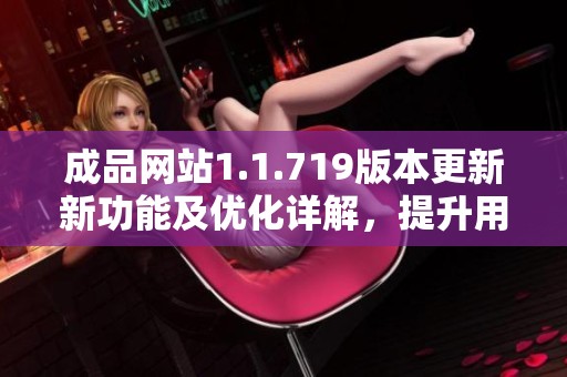 成品网站1.1.719版本更新新功能及优化详解，提升用户体验的关键亮点