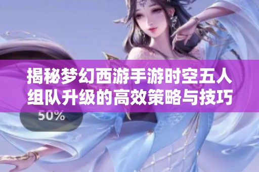 揭秘梦幻西游手游时空五人组队升级的高效策略与技巧