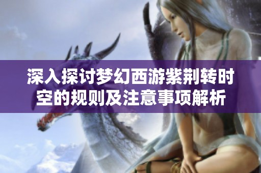 深入探讨梦幻西游紫荆转时空的规则及注意事项解析