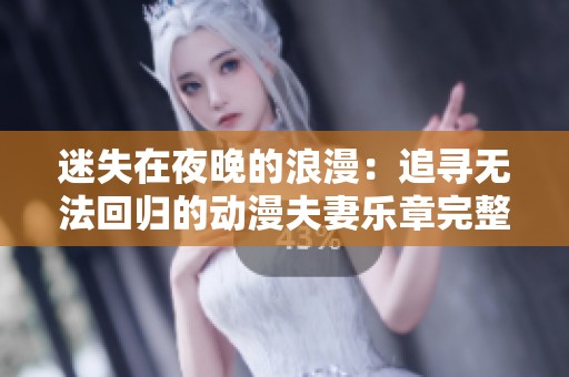 迷失在夜晚的浪漫：追寻无法回归的动漫夫妻乐章完整版观看体验