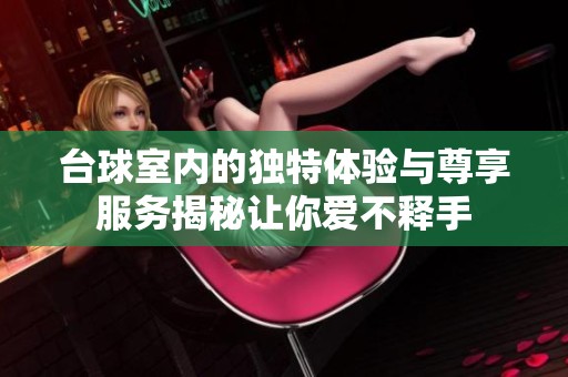 台球室内的独特体验与尊享服务揭秘让你爱不释手