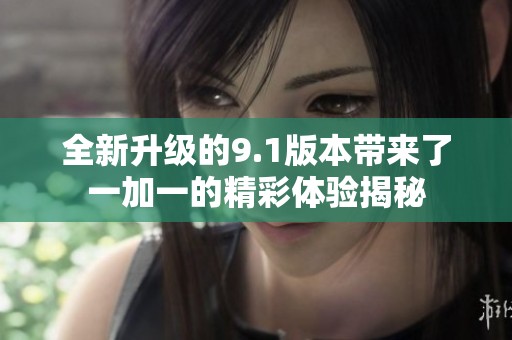 全新升级的9.1版本带来了一加一的精彩体验揭秘