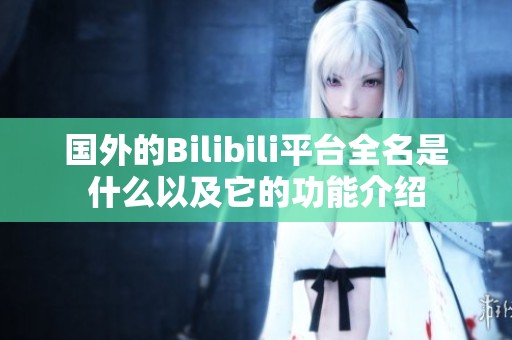 国外的Bilibili平台全名是什么以及它的功能介绍