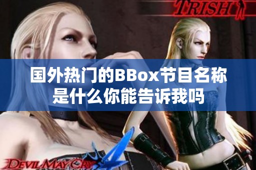 国外热门的BBox节目名称是什么你能告诉我吗